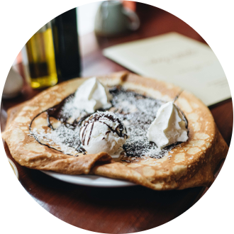 Sweet crepes
